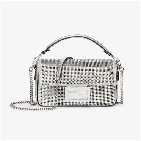 coral fendi baguette|Fendi baguette silver.